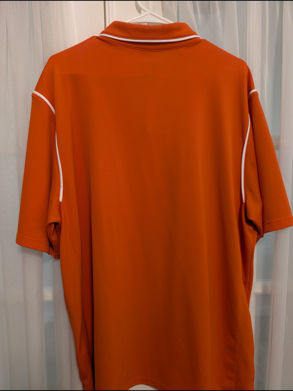 Nike Men’s Dri-FIT Orange Polo Shirt - Size XL EUC - Picture 11 of 13